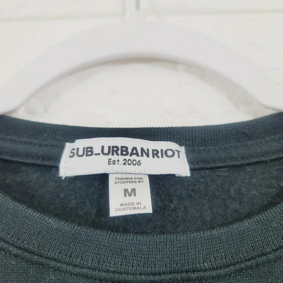 Sub-Urban Riot Crew Neck Pullover Sweater Size M - Picture 2 of 4